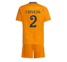 Real Madrid Daniel Carvajal #2 Koszulka Wyjazdowa dzieci 2024-25 Krótki Rękaw (+ krótkie spodenki)